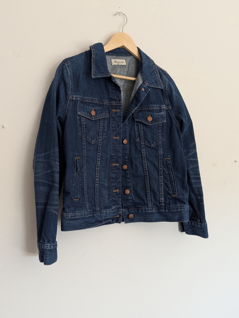 Madewell Women's Dark Blue Denim Jacket